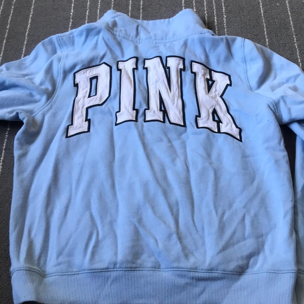 Pink quarter zip
